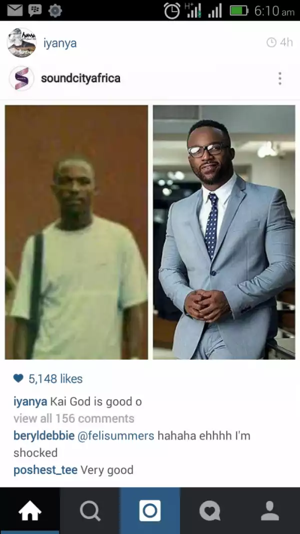 Lord Have Mercy!!! See What Singer Iyanya Looked Like Before And Now …..[See Photo]